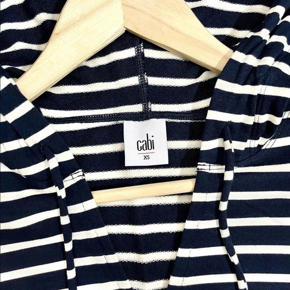 Cabi Dockside Striped Hooded Dress - Picture 3 of 5